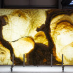 translucent onyx in slabs
