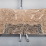 Brown stone for interiors