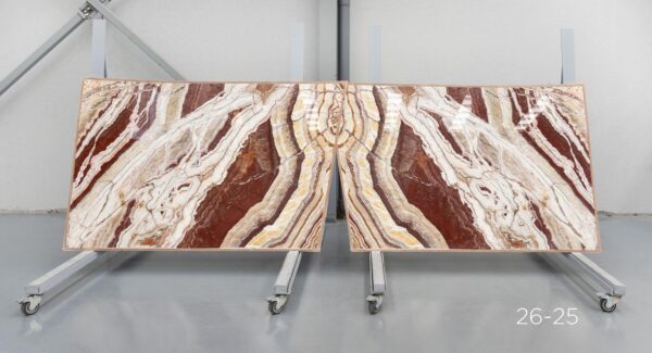 Onyx rojo para revestimientos