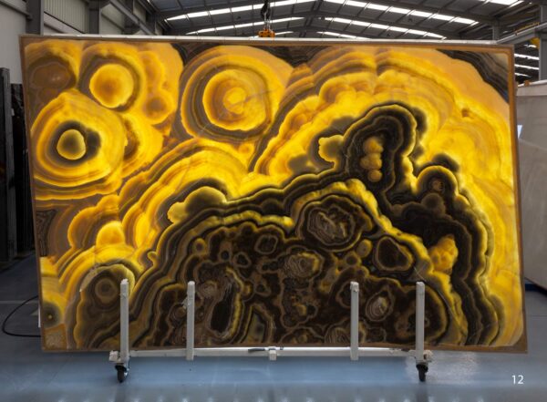 onyx stone with light