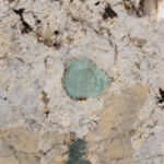 patagonia natural stone with blue crystals