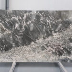 Grey and black quartzite