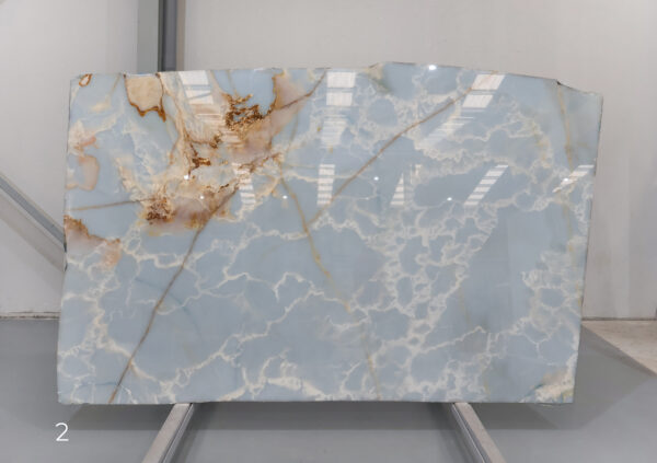 blue onyx in slabs