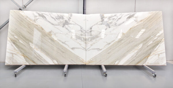 gold and white marble