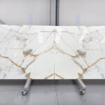marble white and gold