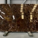 dark emperador marble in slabs 2cm