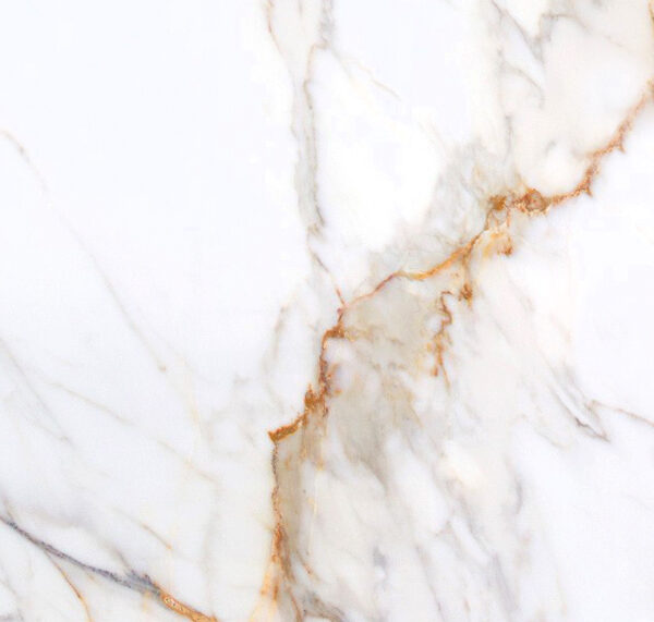 White and gold marble