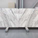 White marble for bathrooms