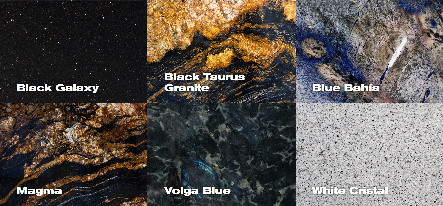 variedad colores en granito Fiorantina