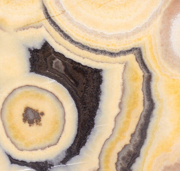 Yellow onyx in slabs