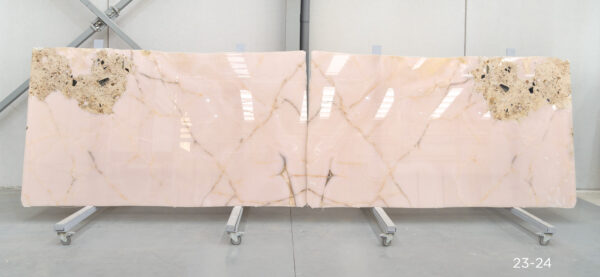 Natural pink onyx