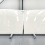 white marble in slabs