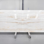 thassos gold marble white and gold