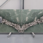 Botanic wave green para revestimientos