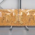 Orange onyx para baños