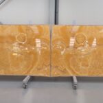 Orange onyx para elementos decorativos