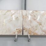 White onyx for decorative elements