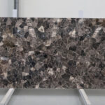 Smoky crystal in slabs