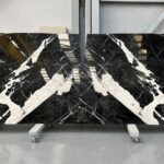 Black marble for flooring
