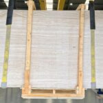 Travertine in slabs