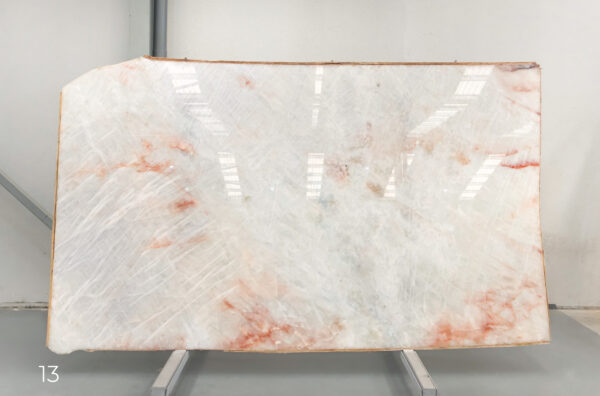 white quartzite with traslucent surface
