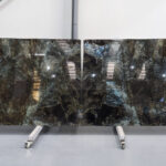 Lemurian blue in slabs
