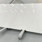 White marble in slabs