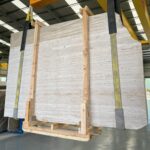 Beige travertine