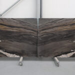 Brown and black quartzite