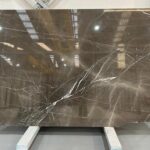 Grey marble in slabs