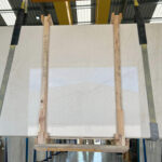 Beige marble in slabs