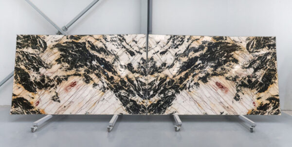 Black and white in slabs