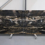 Titanium gold in slabs