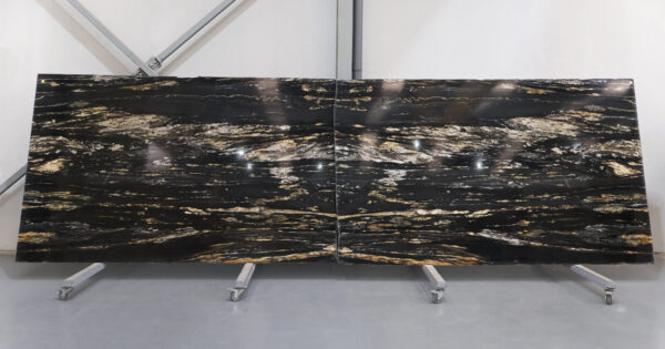 Titanium gold in slabs