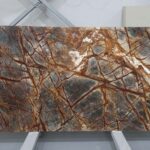 Rainforest brown in slabs