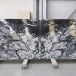 Calacatta nero in slabs