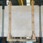 Beige marble in slabs