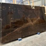 Dark emperador in slabs