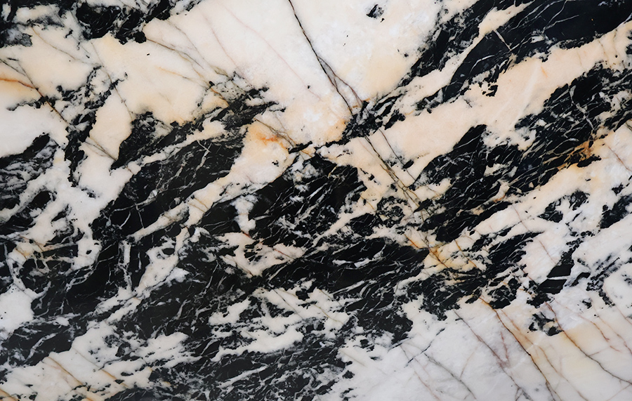 black and white quartzite