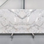 White marble with grey veins
