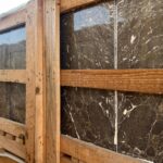 Dark emperador tiles