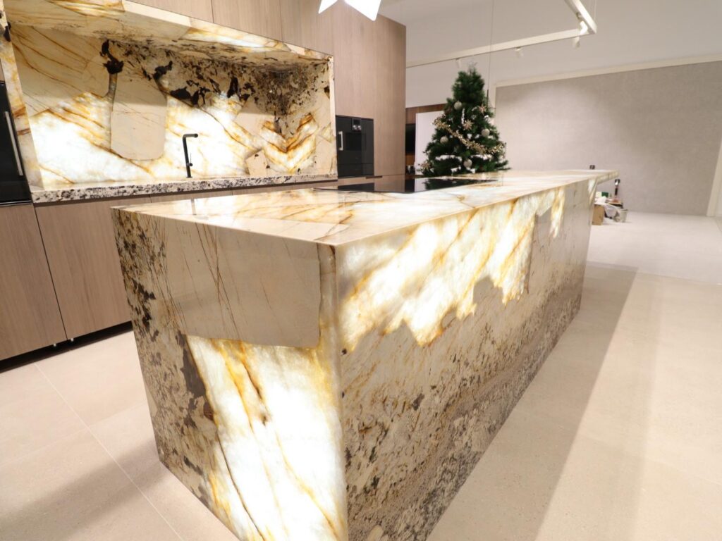 Cuarcita patagonia en cocina