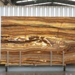 Sunset onyx in slabs