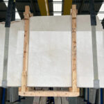 Beige marble in slabs