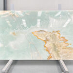 Green onyx for flooring