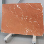 Red marble finish honed