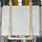 Beige marble in slabs