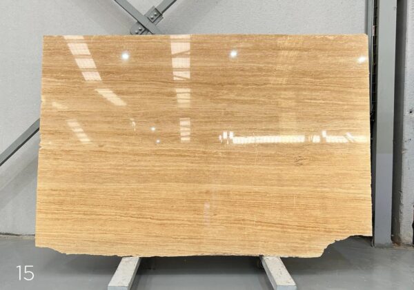 Beige marble in slabs