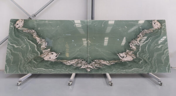 Botanic wave green quartzite