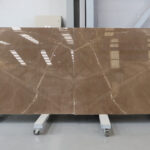 Brown marble